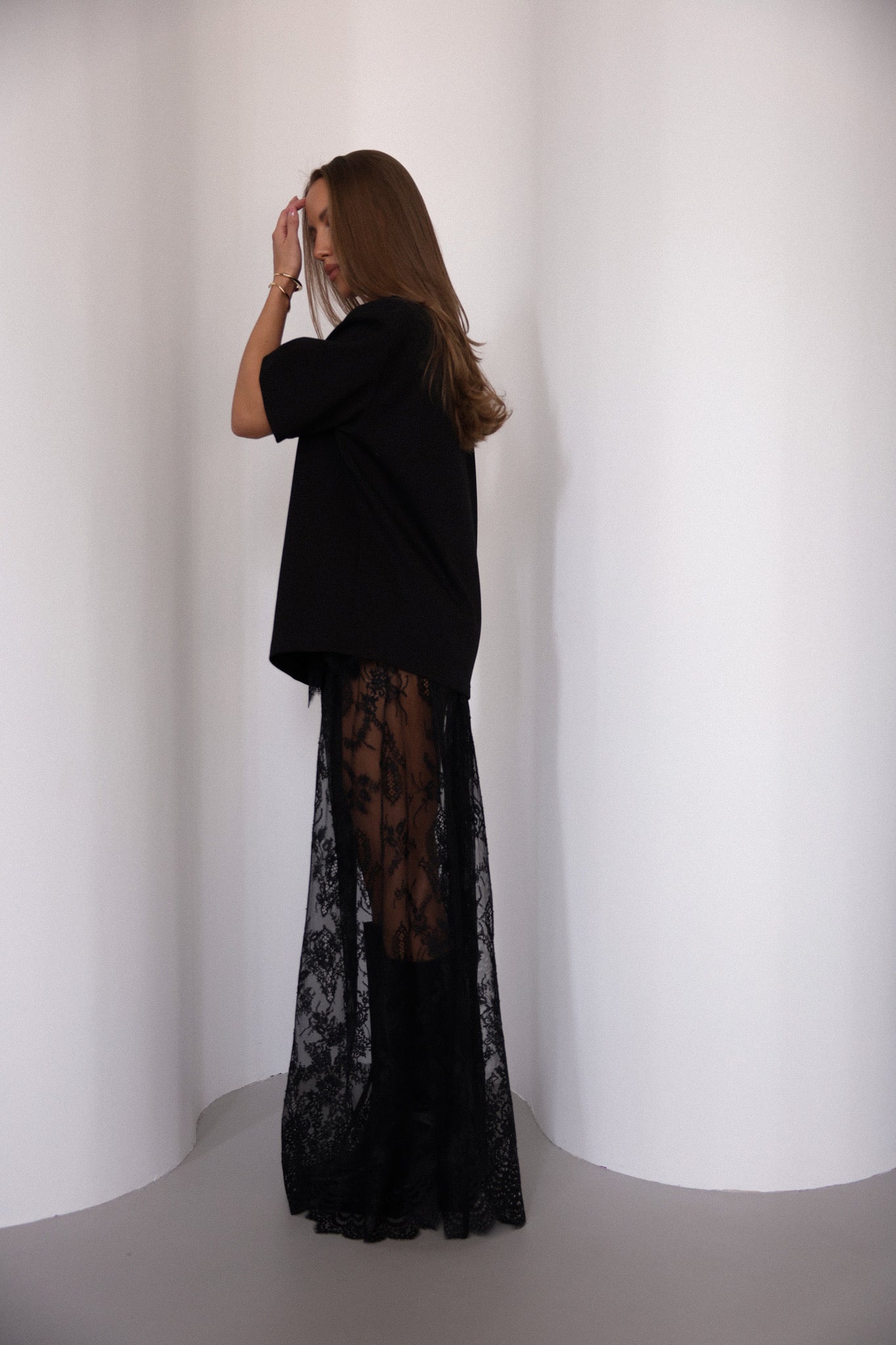 Oversize t-shirt in black