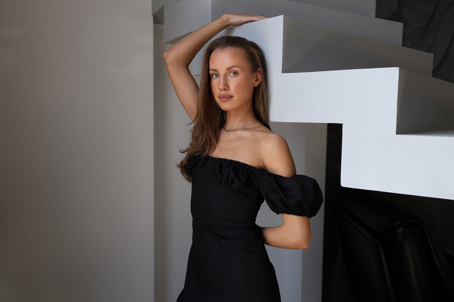 Rosaline dress in black