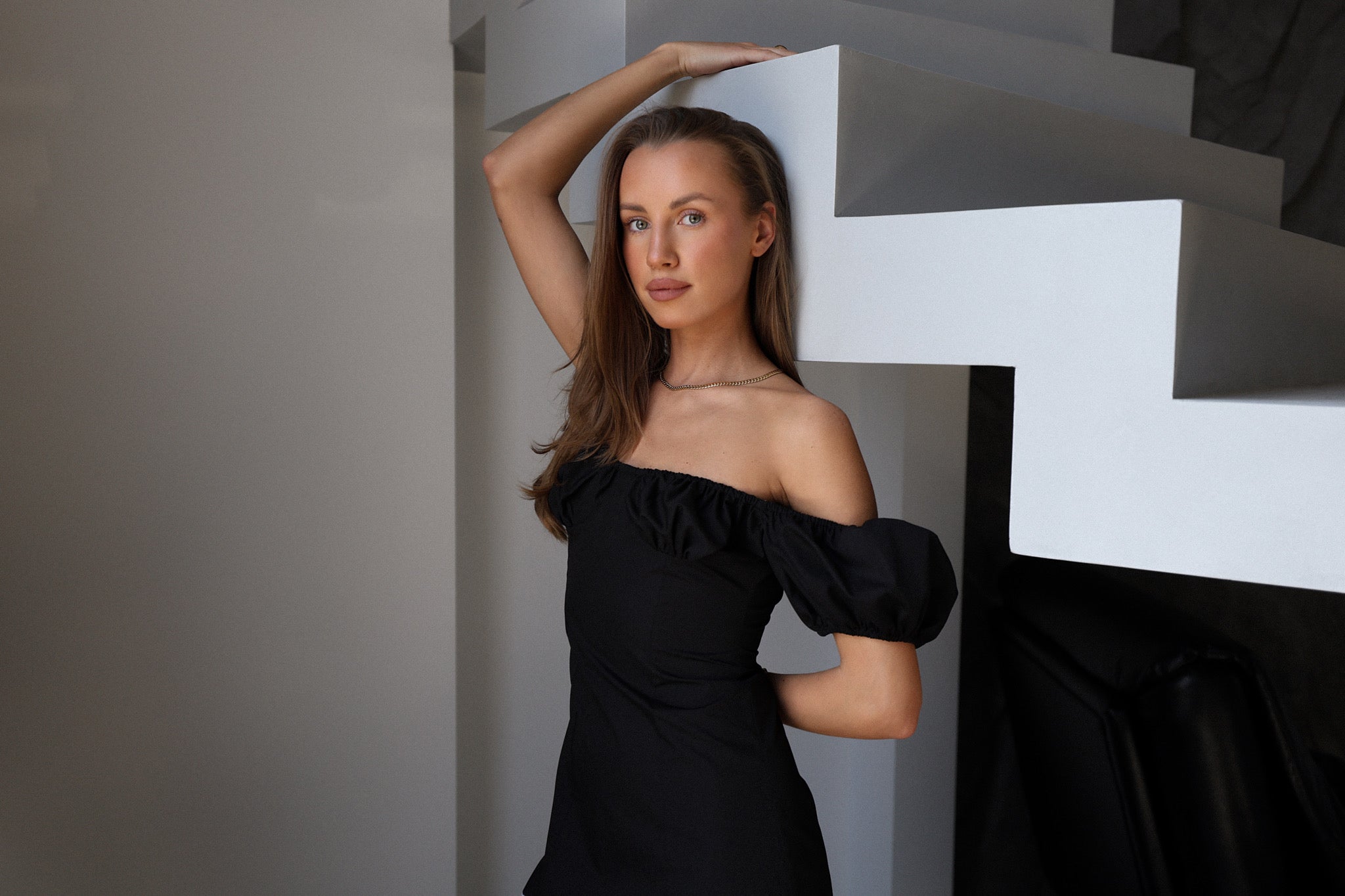 Rosaline dress in black