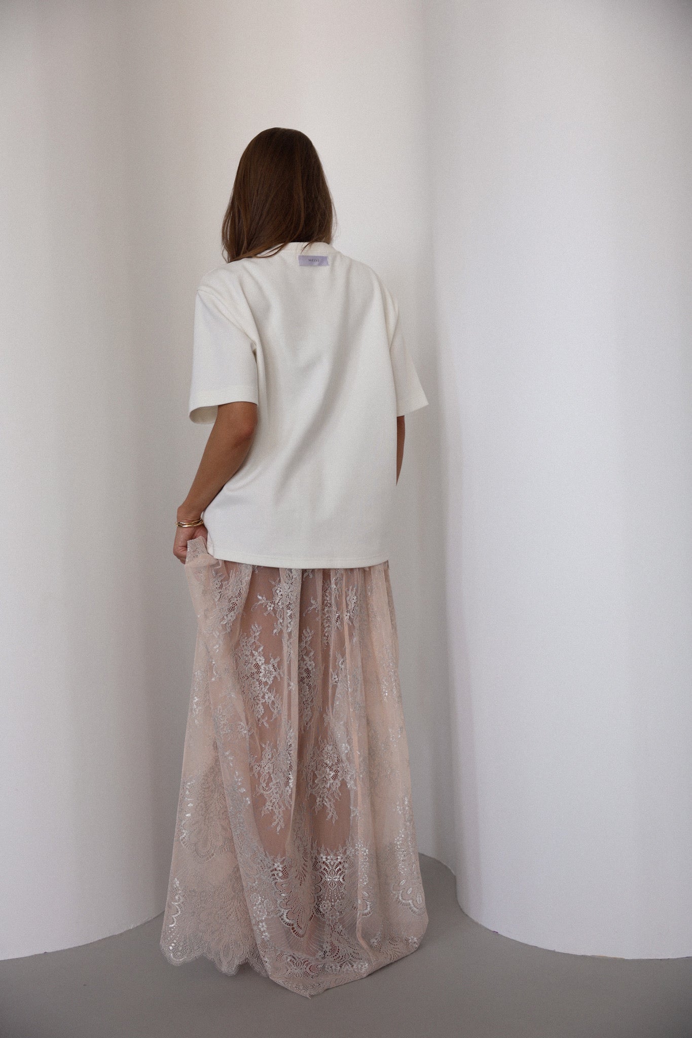 Oversize t-shirt in white