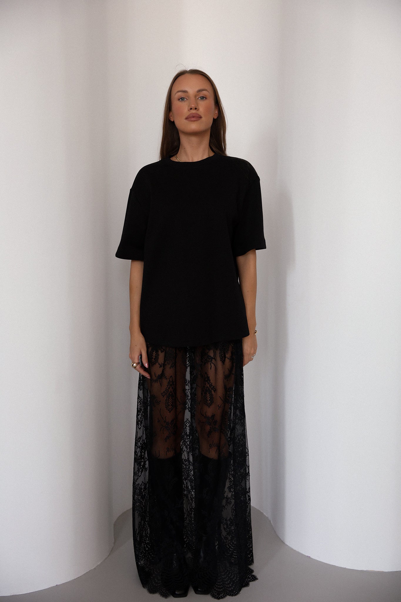 Oversize t-shirt in black