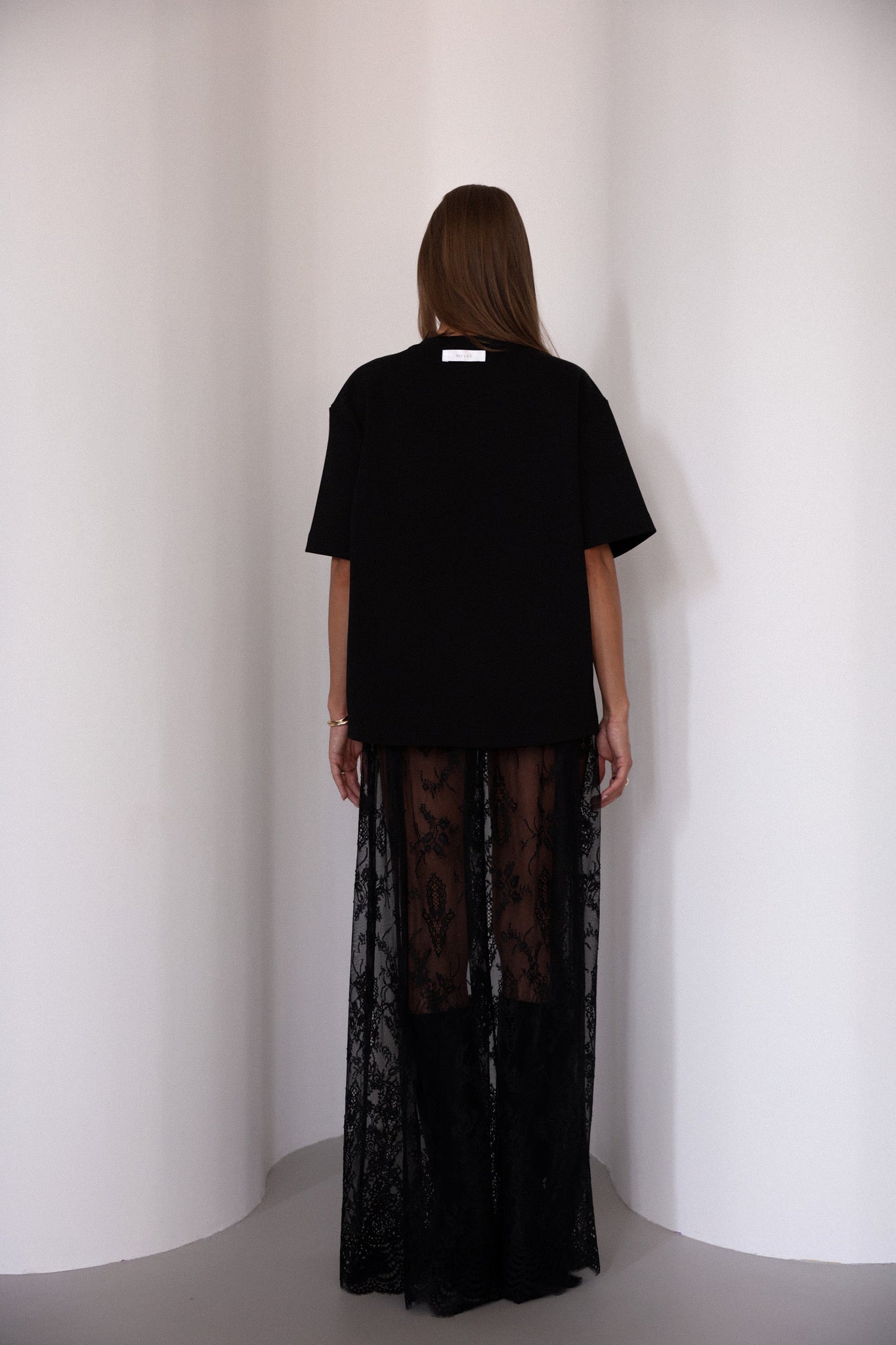 Oversize t-shirt in black