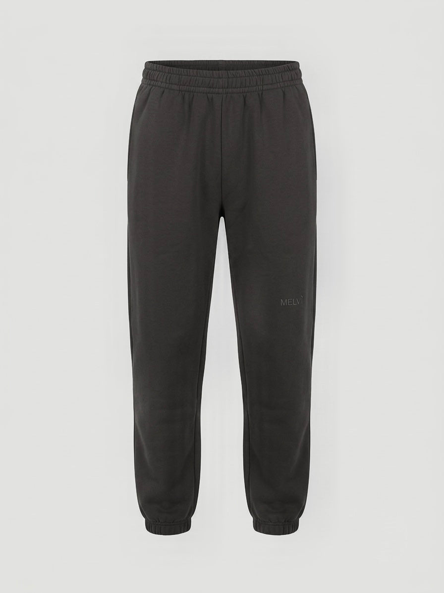 Joggers in volcanic ash