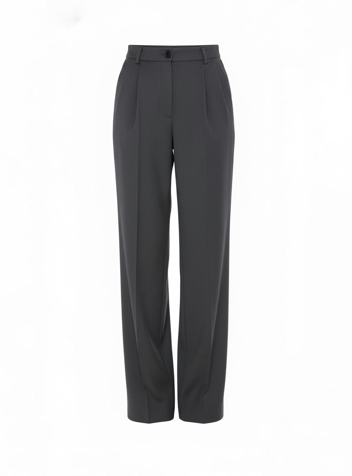 Grey wide classic trousers