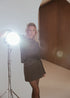 Houndstooth skirt for women, front view