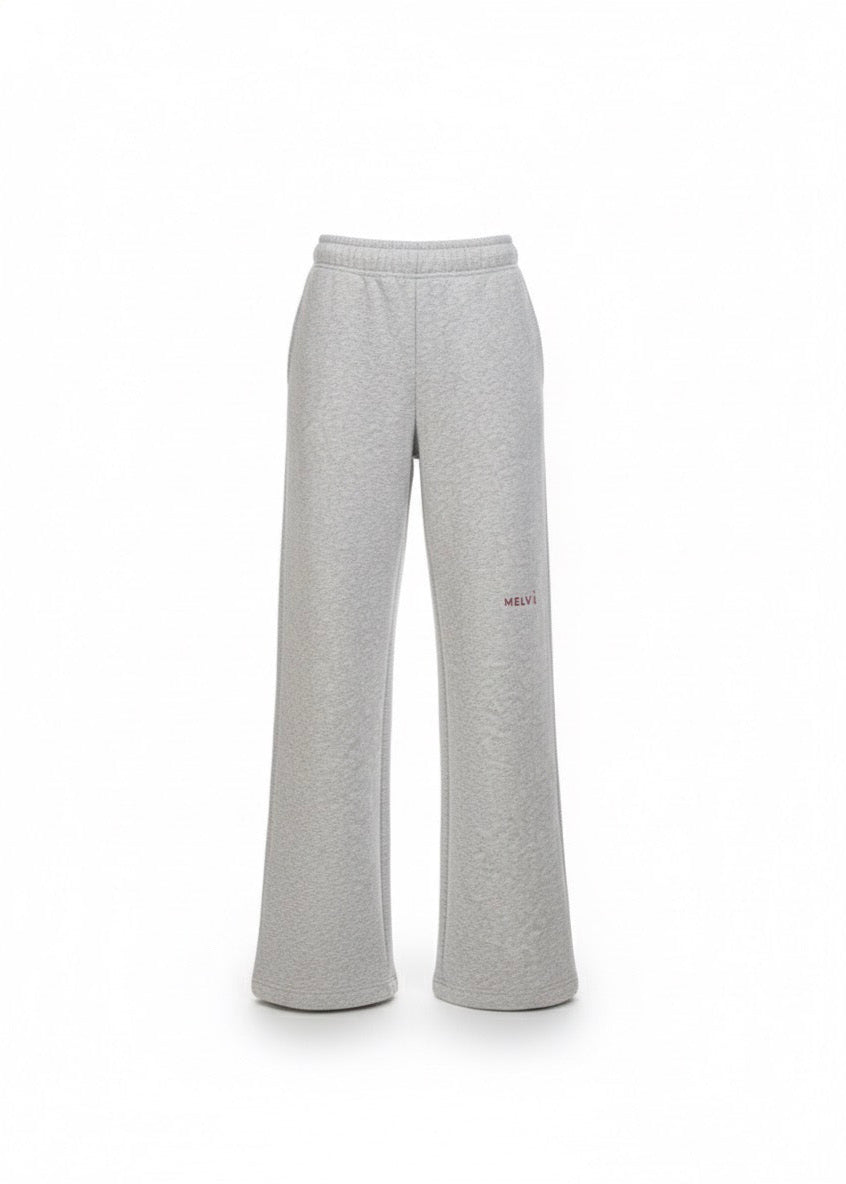 Gray sweatpants on a white background