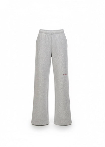 Gray sweatpants on a white background