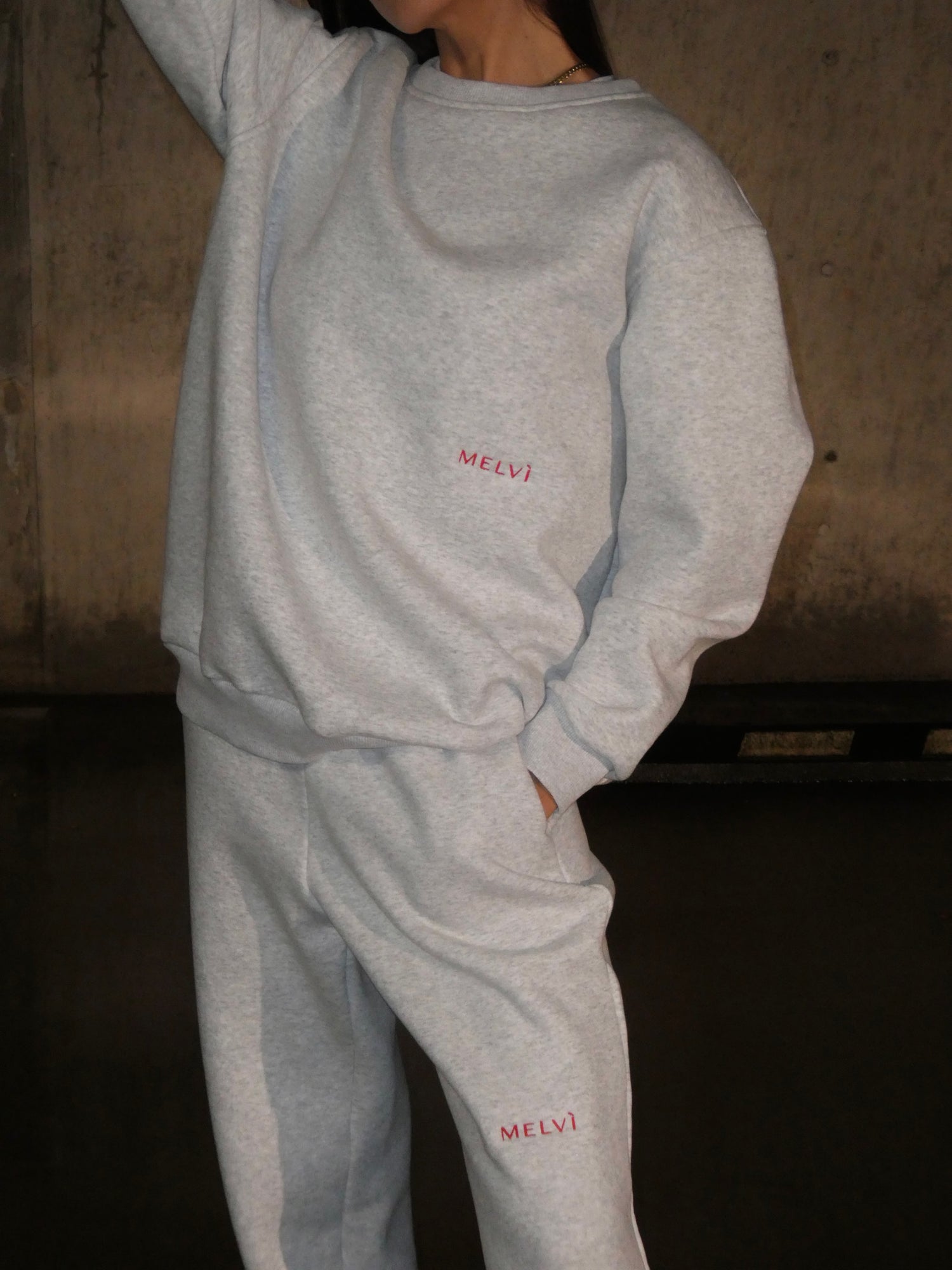Balance pullover in cloud grey