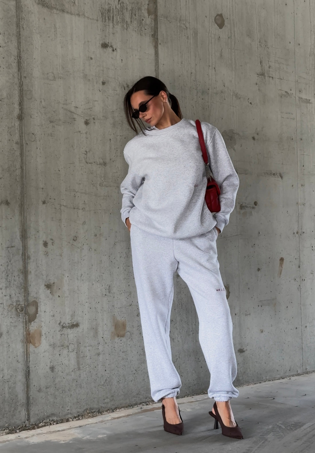 Balance pullover in cloud grey