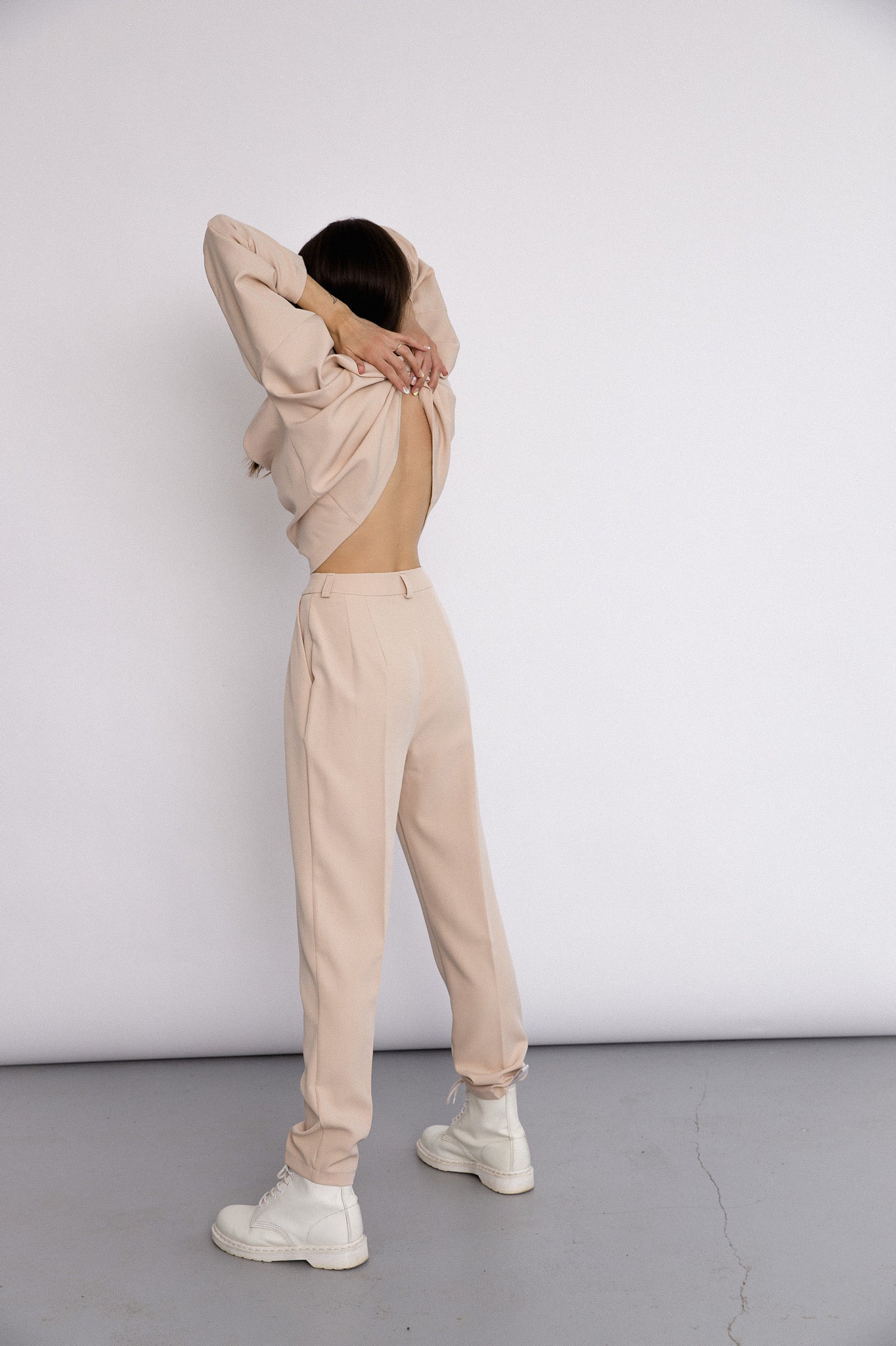 Two piece set in beige